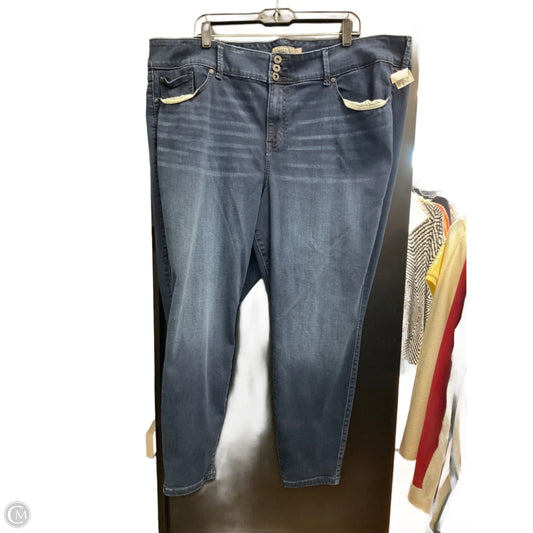Jeans Jeggings By Torrid In Blue, Size: 3x