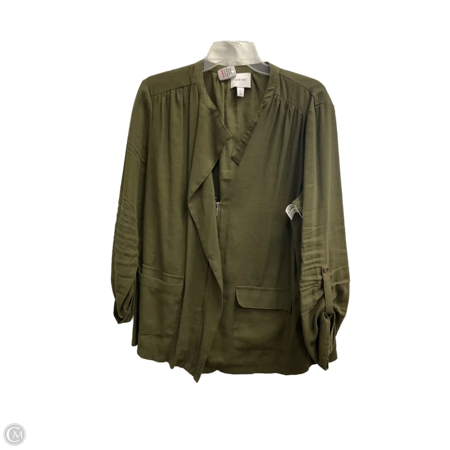 Jacket Other By Nine West Apparel In Green, Size: Xl