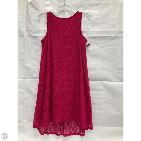 Dress Casual Midi By Apt 9 In Pink, Size: 6