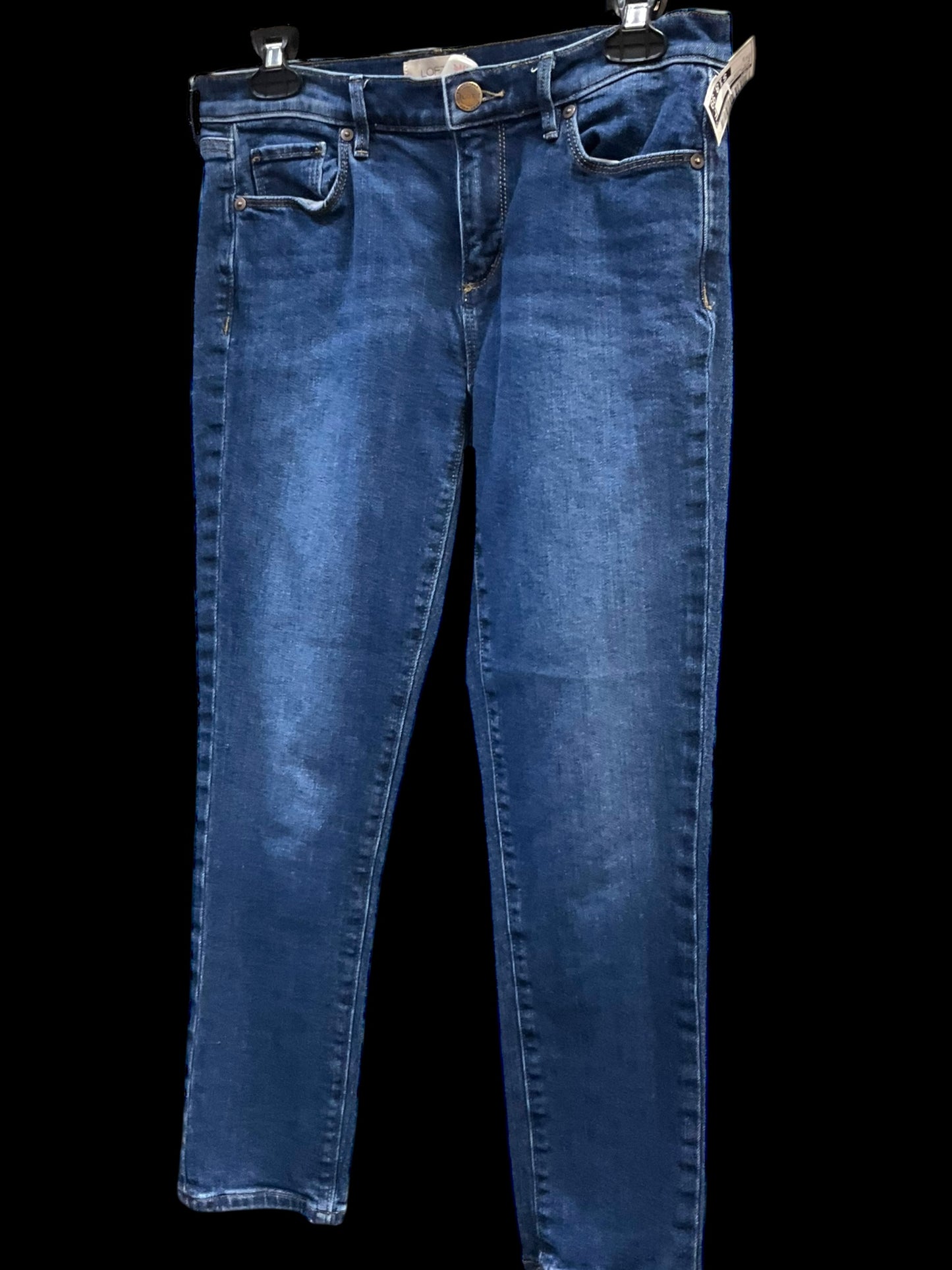 Jeans Skinny By Loft In Blue Denim, Size: 2