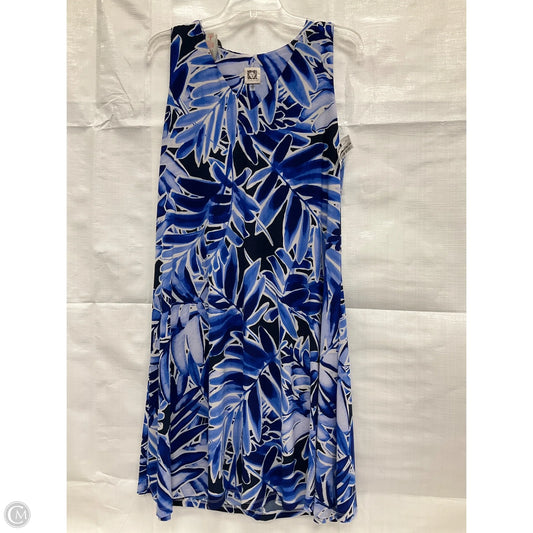 Dress Casual Midi By Anne Klein In Blue, Size: M