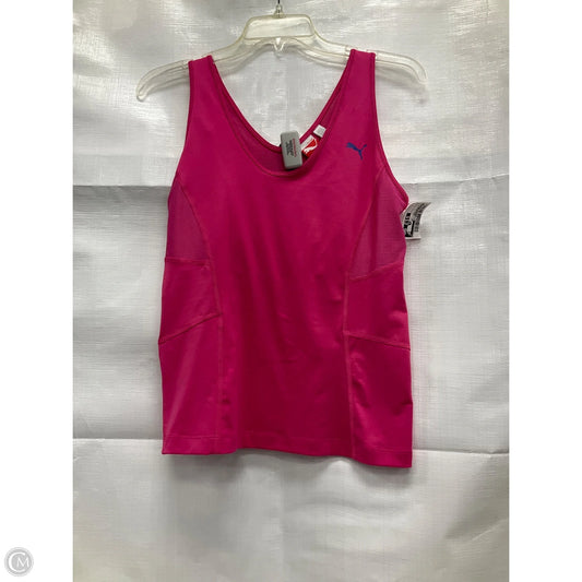 Athletic Tank Top By Nike Apparel In Pink, Size: L