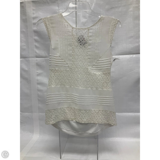 Top Sleeveless By Limited In White, Size: Xs