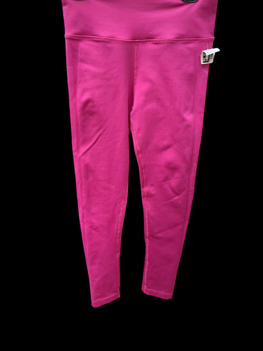 Athletic Leggings By Athleta In Pink, Size: L