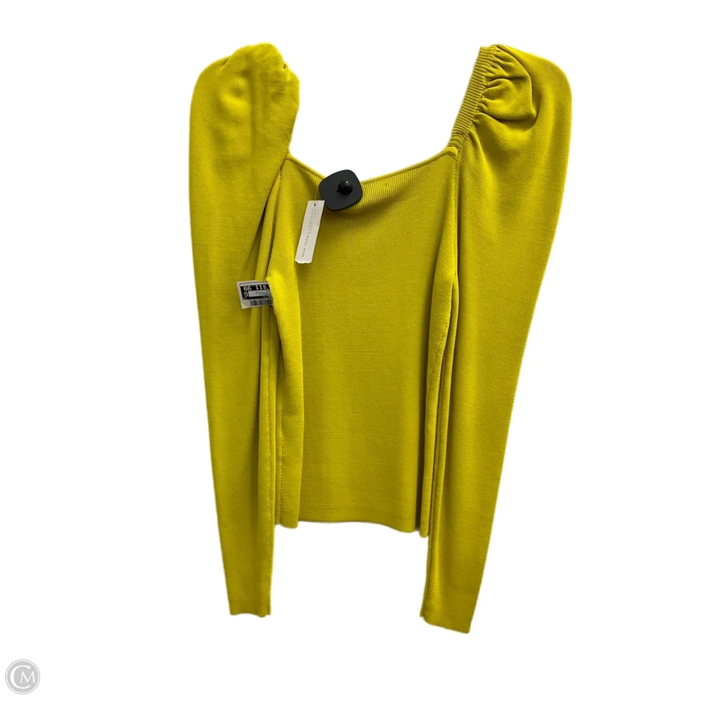 Top Long Sleeve By New York And Co In Green, Size: S