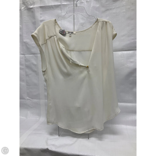 Top Sleeveless By Daniel Rainn In Ivory, Size: L