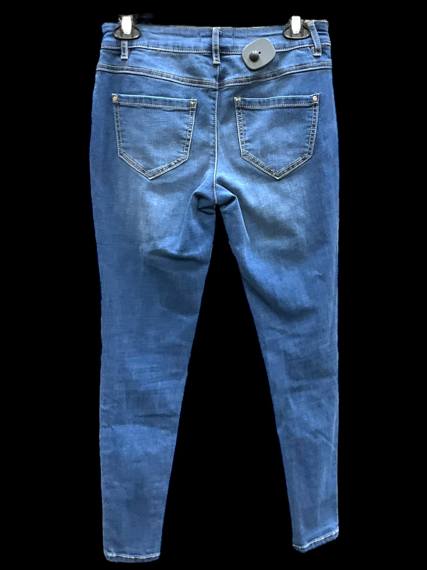 Jeans Skinny By Versona In Blue Denim, Size: 0