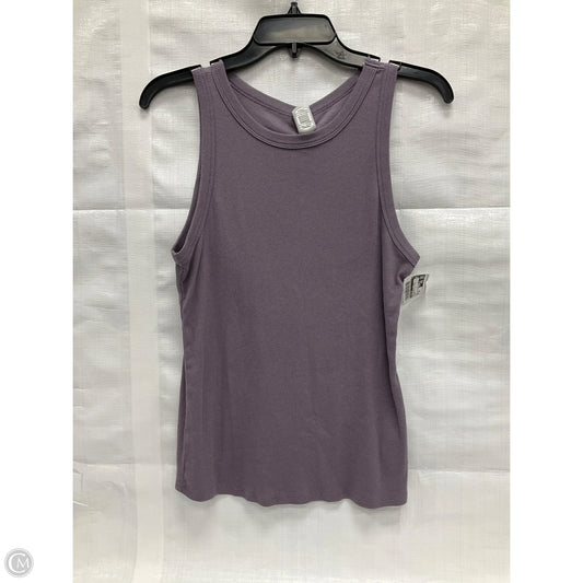 Top Sleeveless Basic By A New Day In Purple, Size: 1x