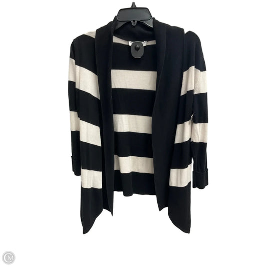 Sweater Cardigan By White House Black Market In Black & White, Size: S