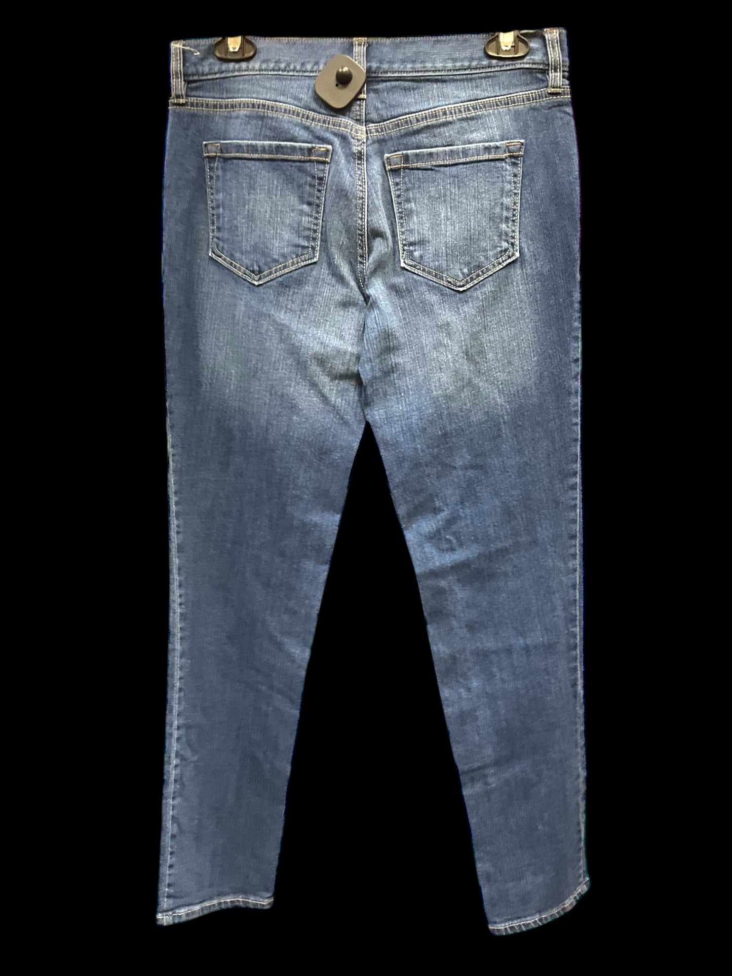 Jeans Straight By Loft In Blue Denim, Size: 0