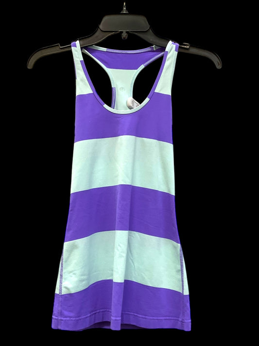 Athletic Tank Top By Lululemon In Striped, Size: S