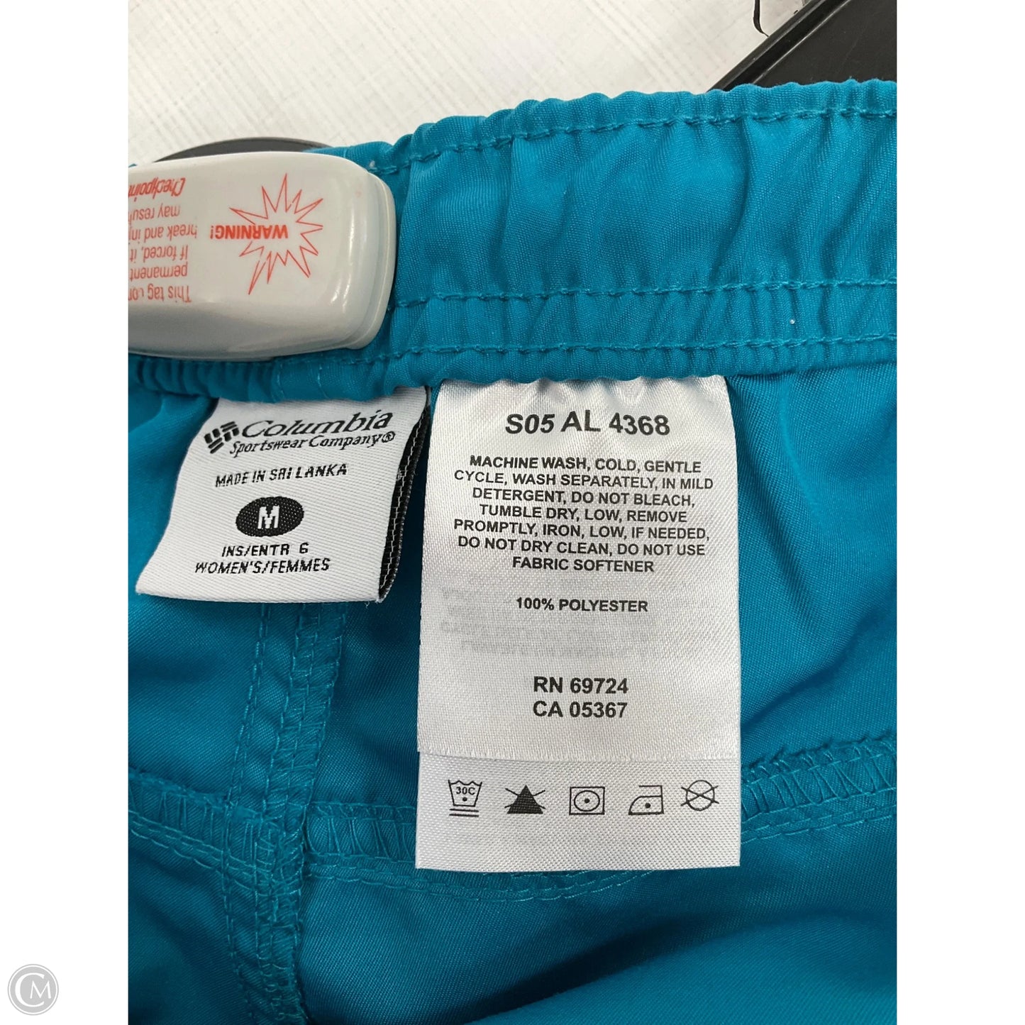 Shorts By Columbia In Turquoise, Size: M