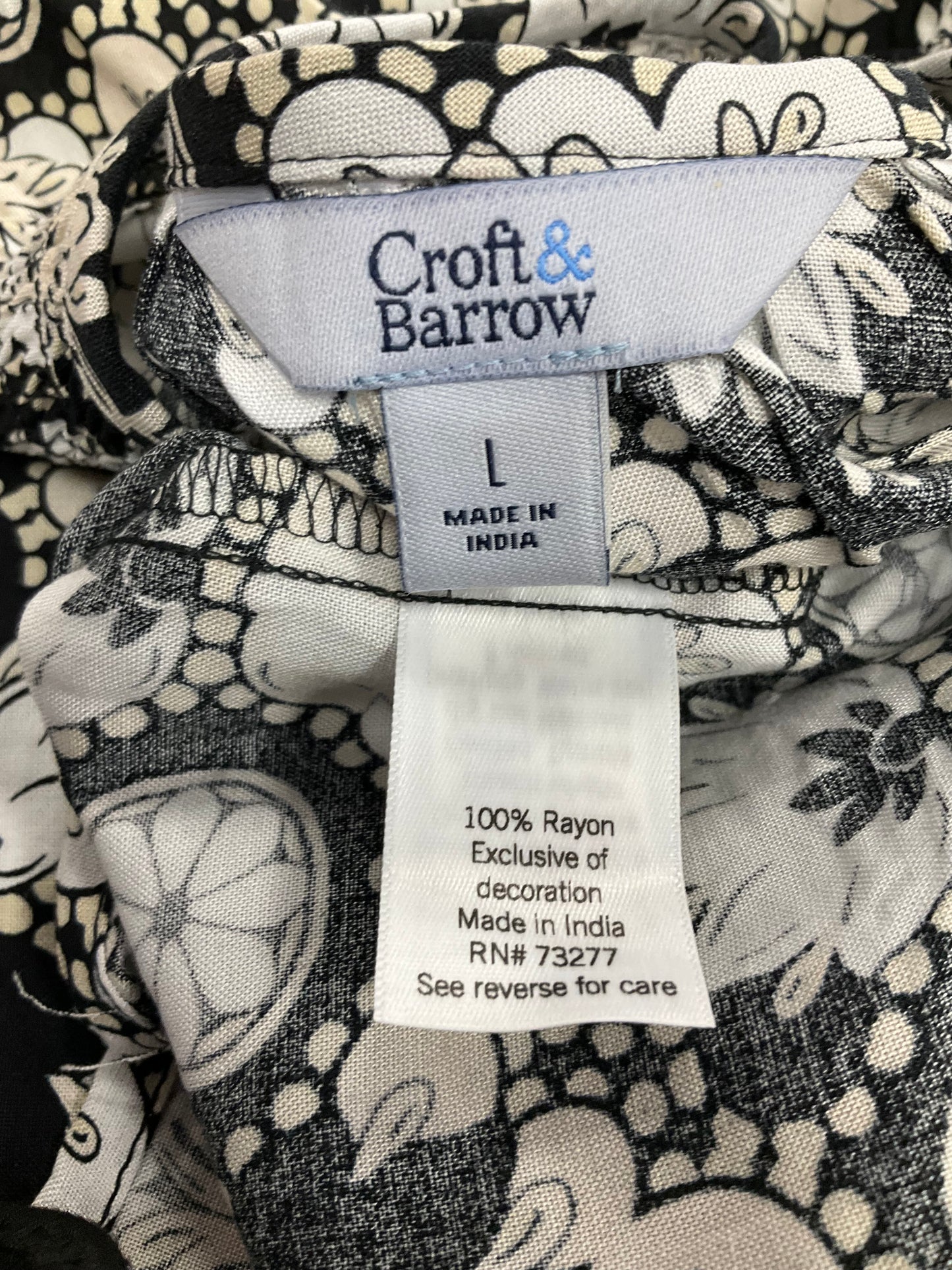 Top Sleeveless By Croft And Barrow  Size: L