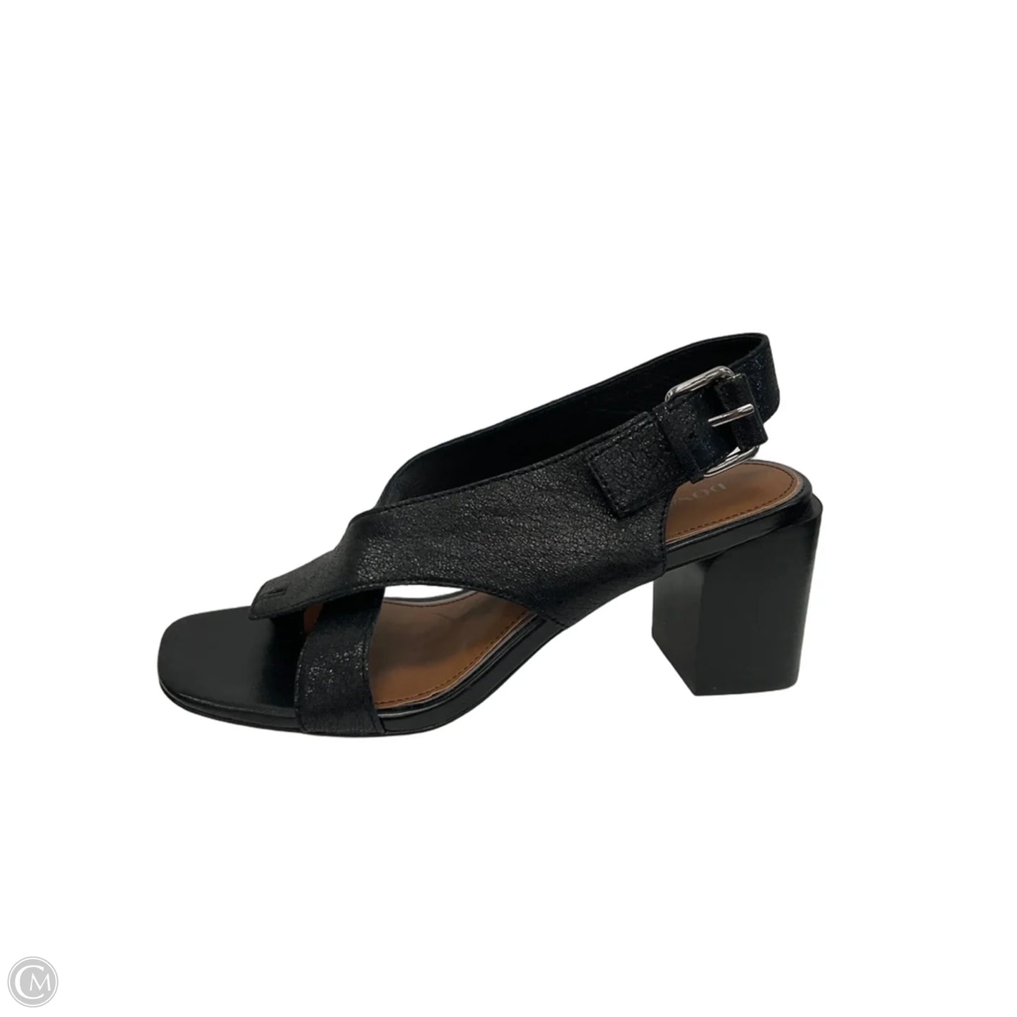 Sandals Heels Wedge By Donald Pliner In Black, Size: 8