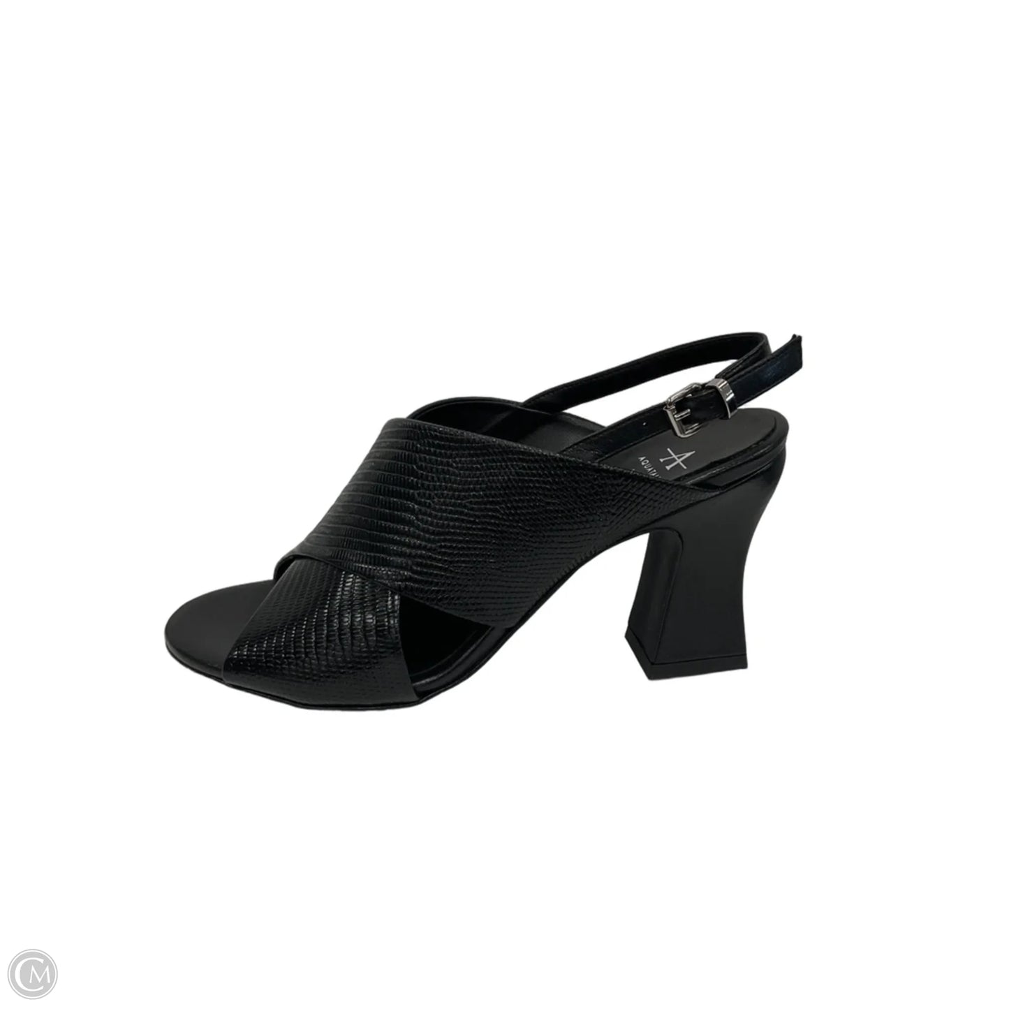 Sandals Heels Block By Aquatalia In Black, Size: 8