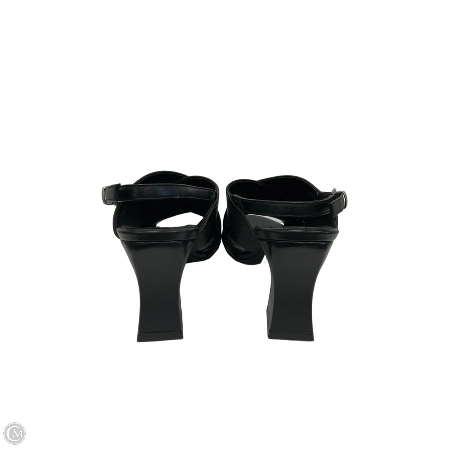 Sandals Heels Block By Aquatalia In Black, Size: 8