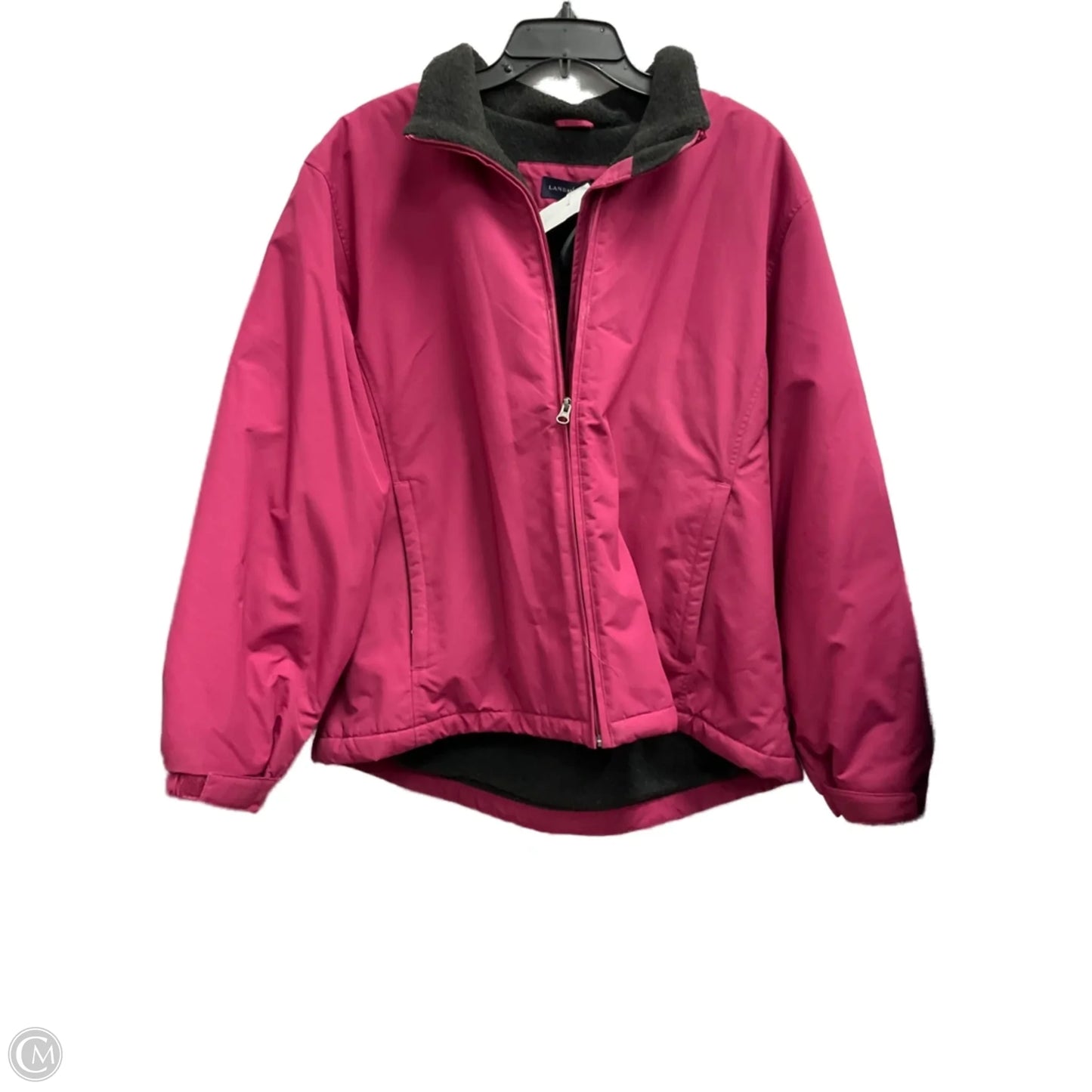 Coat Puffer & Quilted By Lands End In Purple, Size: Xl