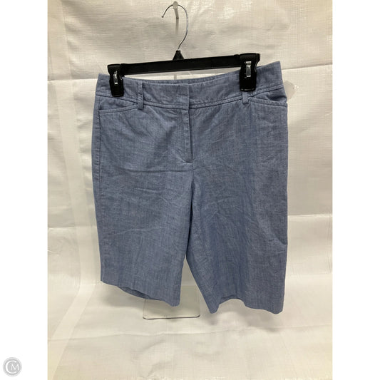 Shorts By Talbots In Blue Denim, Size: 2petite