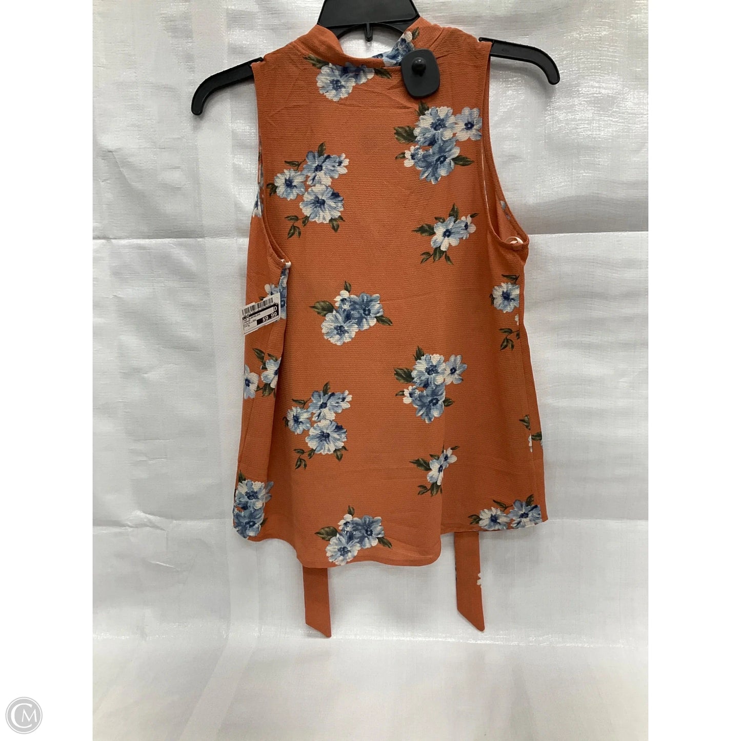 Top Sleeveless By Cmf In Orange, Size: S