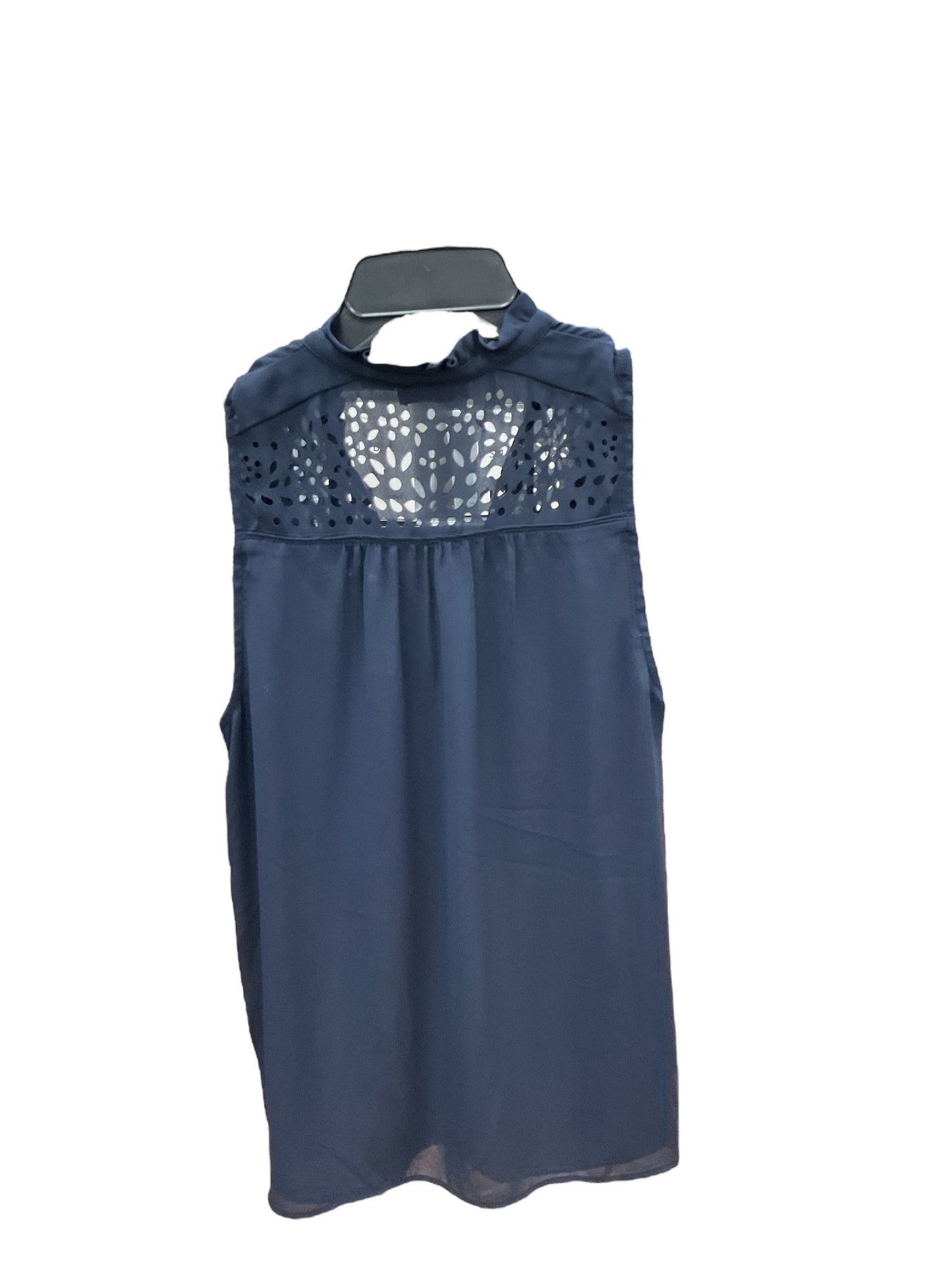 Top Sleeveless By Anthropologie In Blue, Size: S