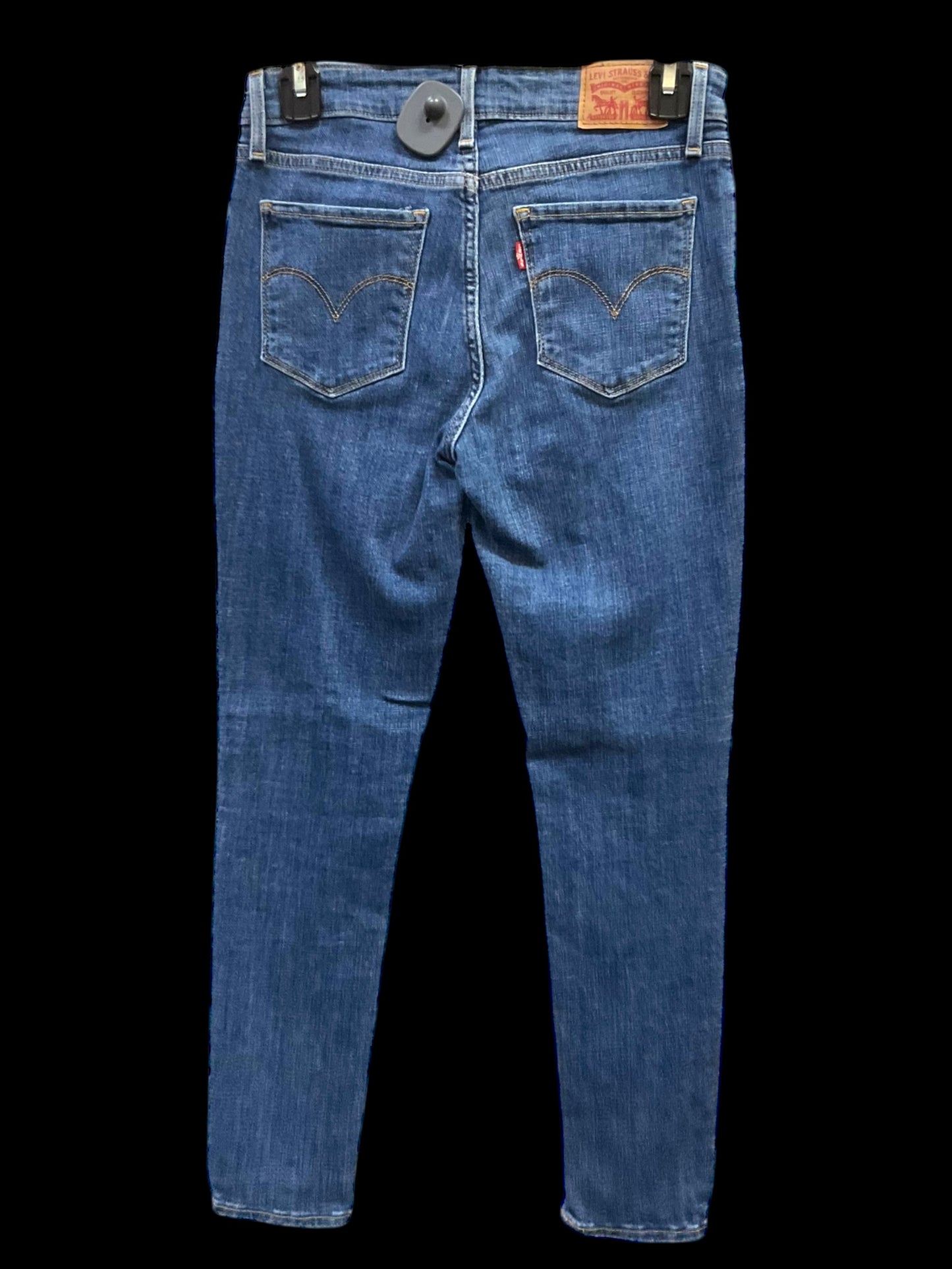 Jeans Skinny By Levis In Blue Denim, Size: 2