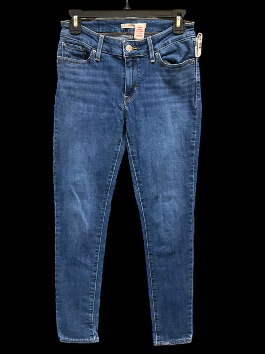 Jeans Skinny By Levis In Blue Denim, Size: 2