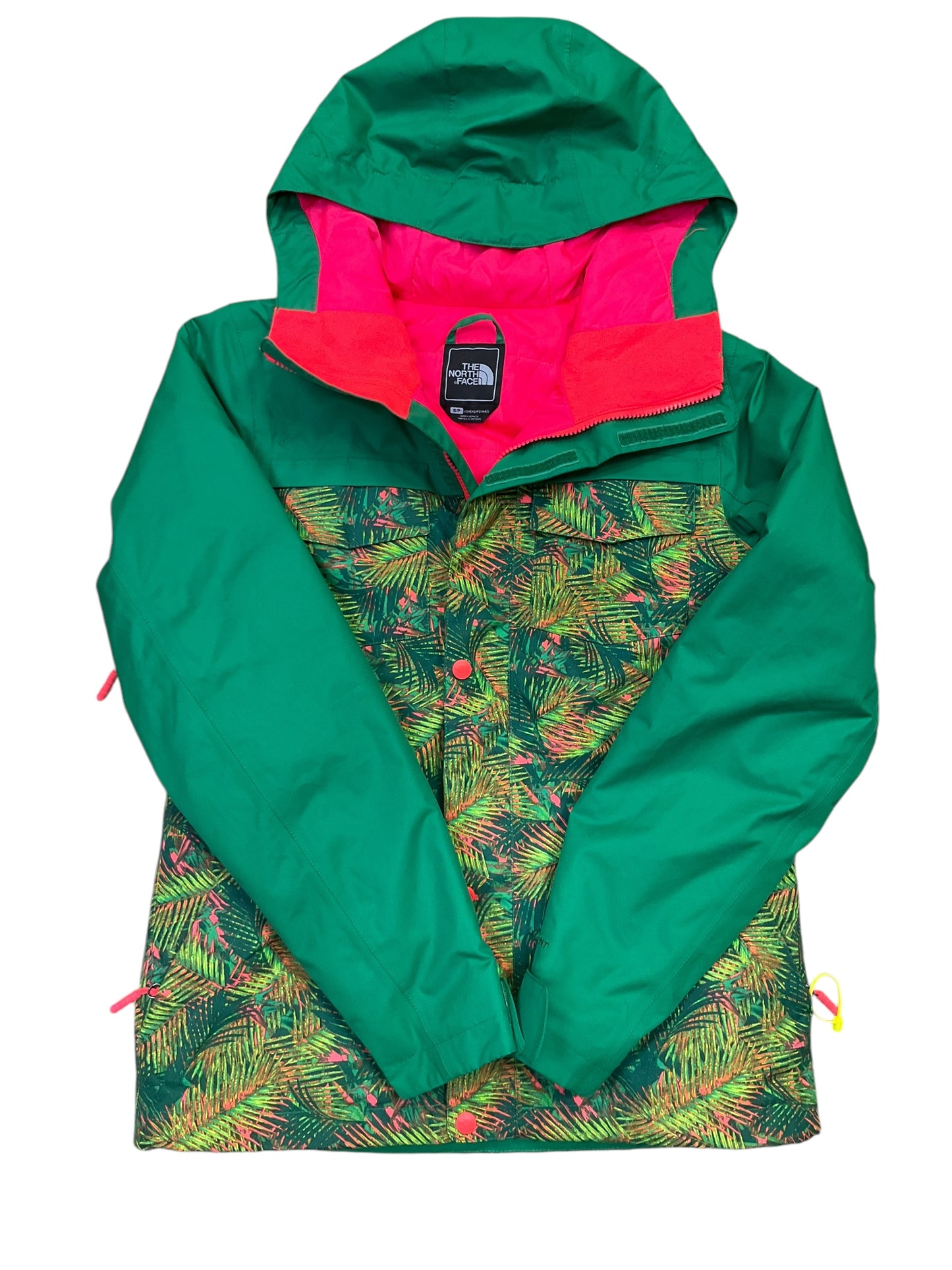 Coat Other By The North Face In Green & Orange, Size: S