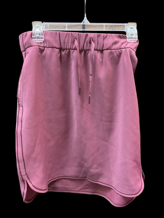 Athletic Skirt By Lululemon In Mauve, Size: 8