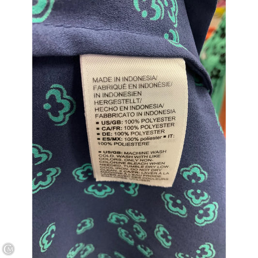 Top Long Sleeve By Clothes Mentor In Blue & Green, Size: Xs