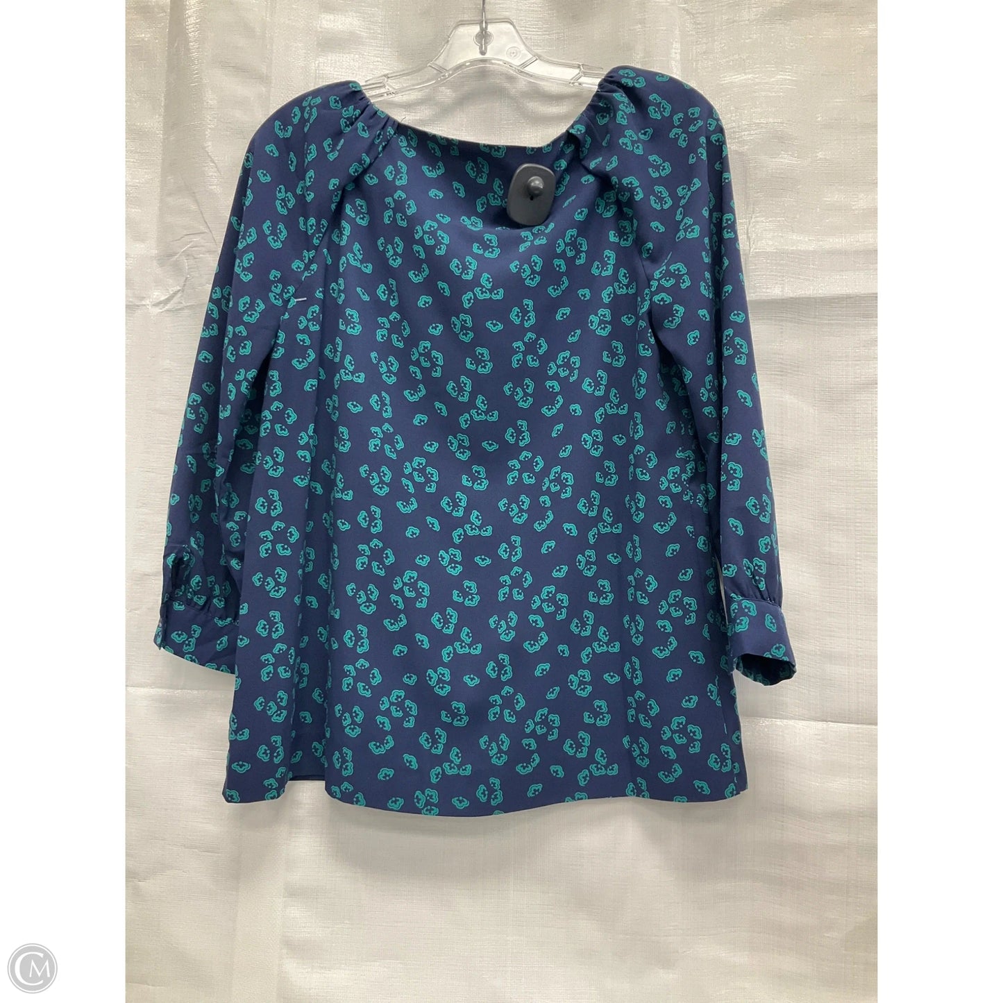Top Long Sleeve By Clothes Mentor In Blue & Green, Size: Xs