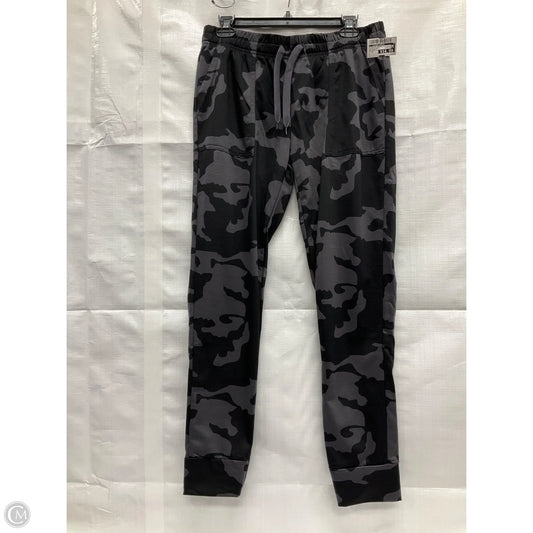 Athletic Pants By Clothes Mentor In Black & Grey, Size: M