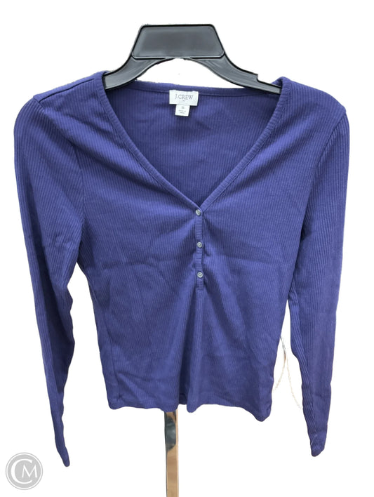 Top Long Sleeve By J. Crew In Blue, Size: S