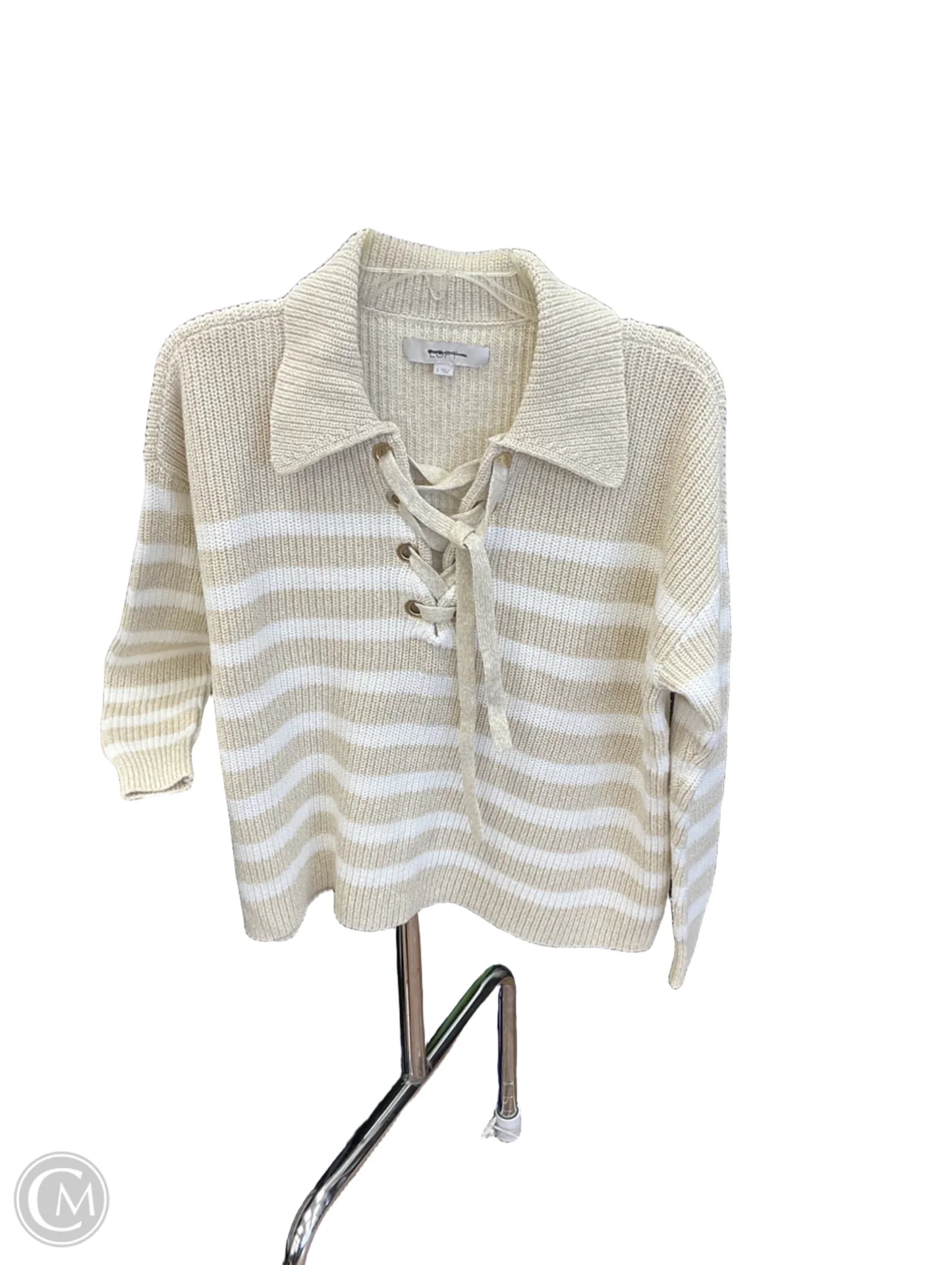 Sweater By Loft In Striped Pattern, Size: S