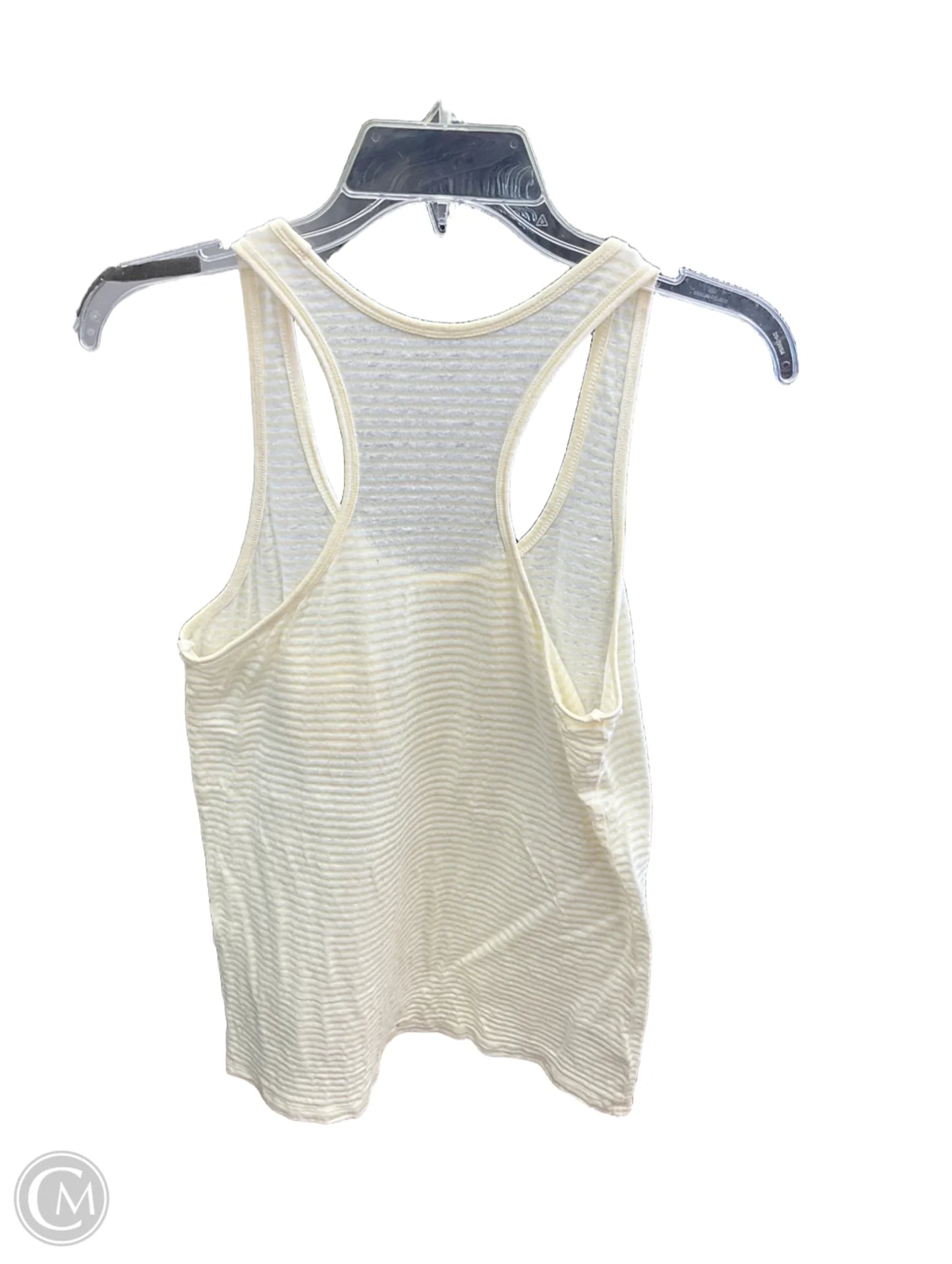 Top Sleeveless By Loft In Striped Pattern, Size: S