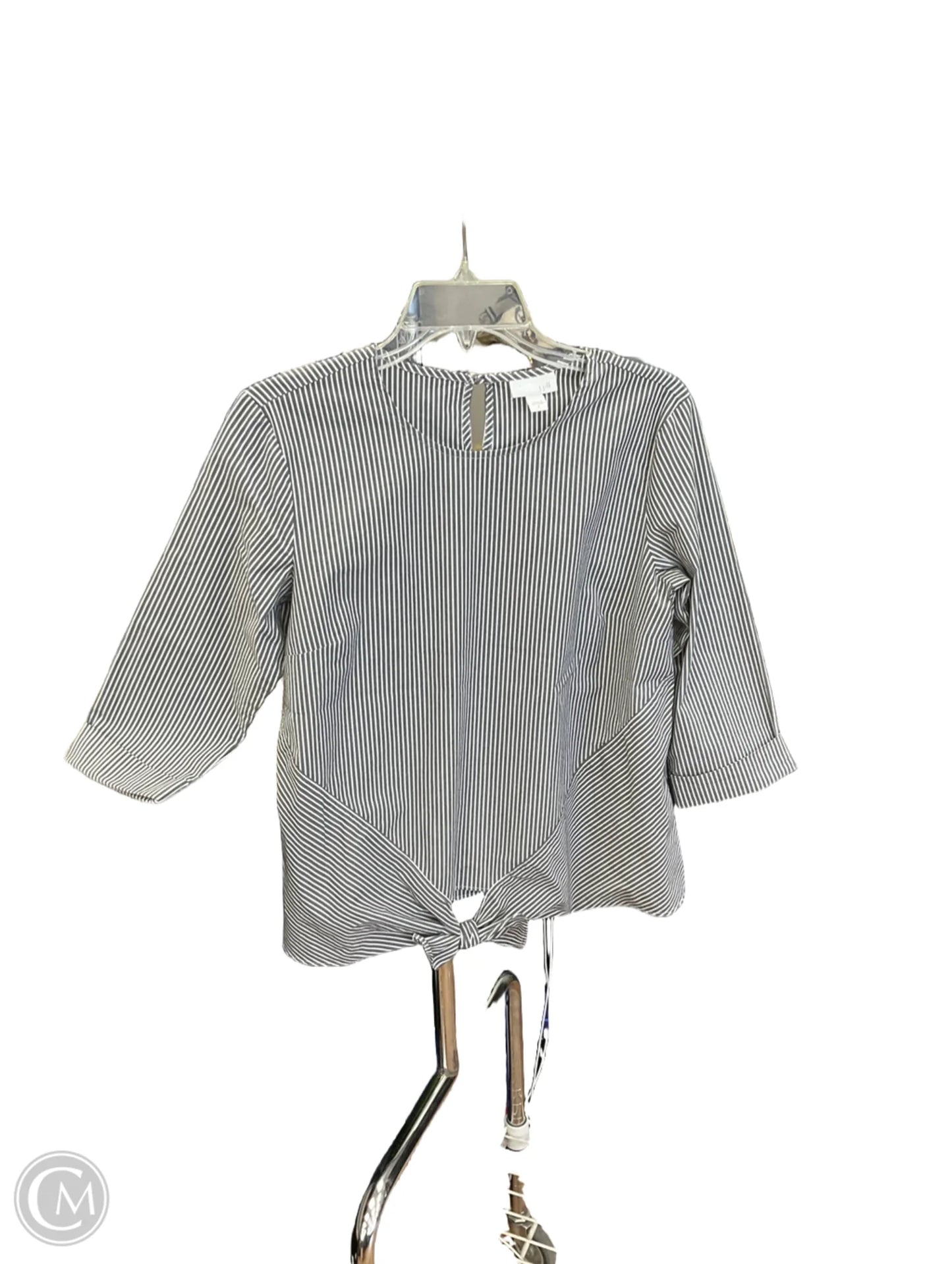 Top 3/4 Sleeve By J. Jill In Striped Pattern, Size: S