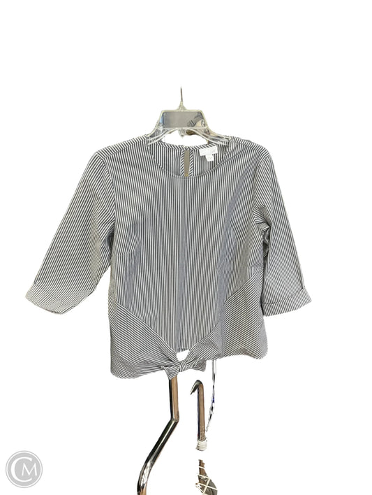 Top 3/4 Sleeve By J. Jill In Striped Pattern, Size: S