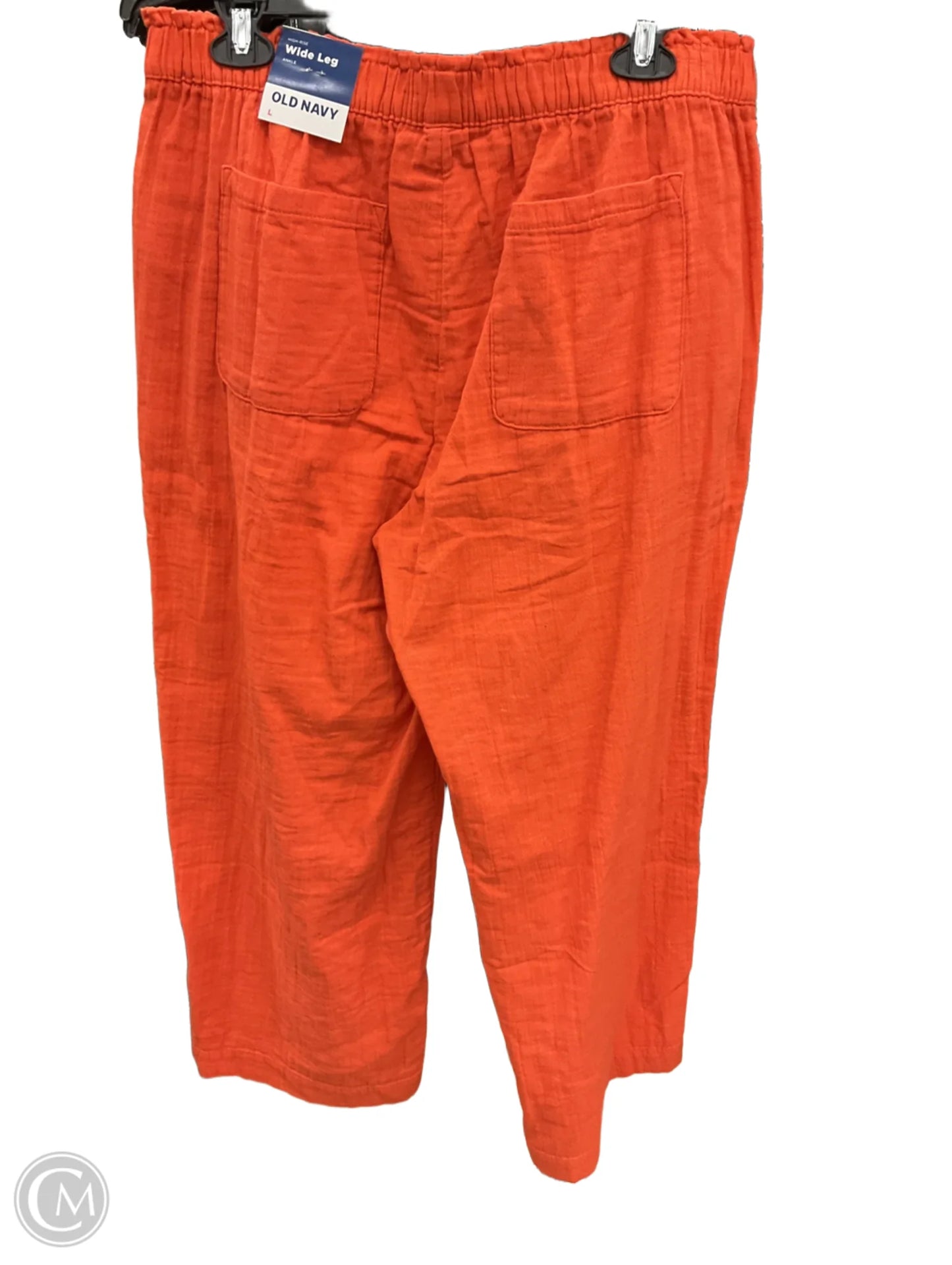 Pants Wide Leg By Old Navy In Orange, Size: L