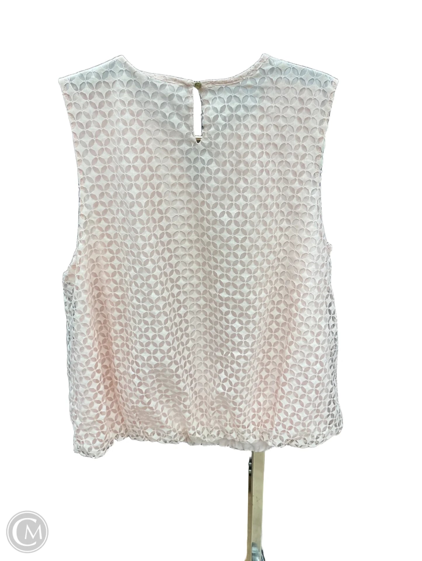 Top Sleeveless By Liz Claiborne In Pink, Size: Xl