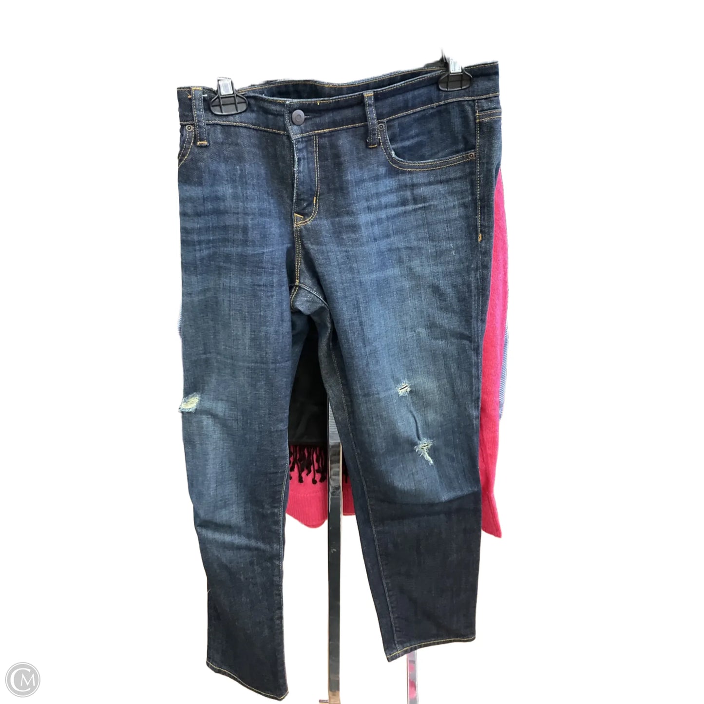 Jeans Skinny By Gap In Blue Denim, Size: 12