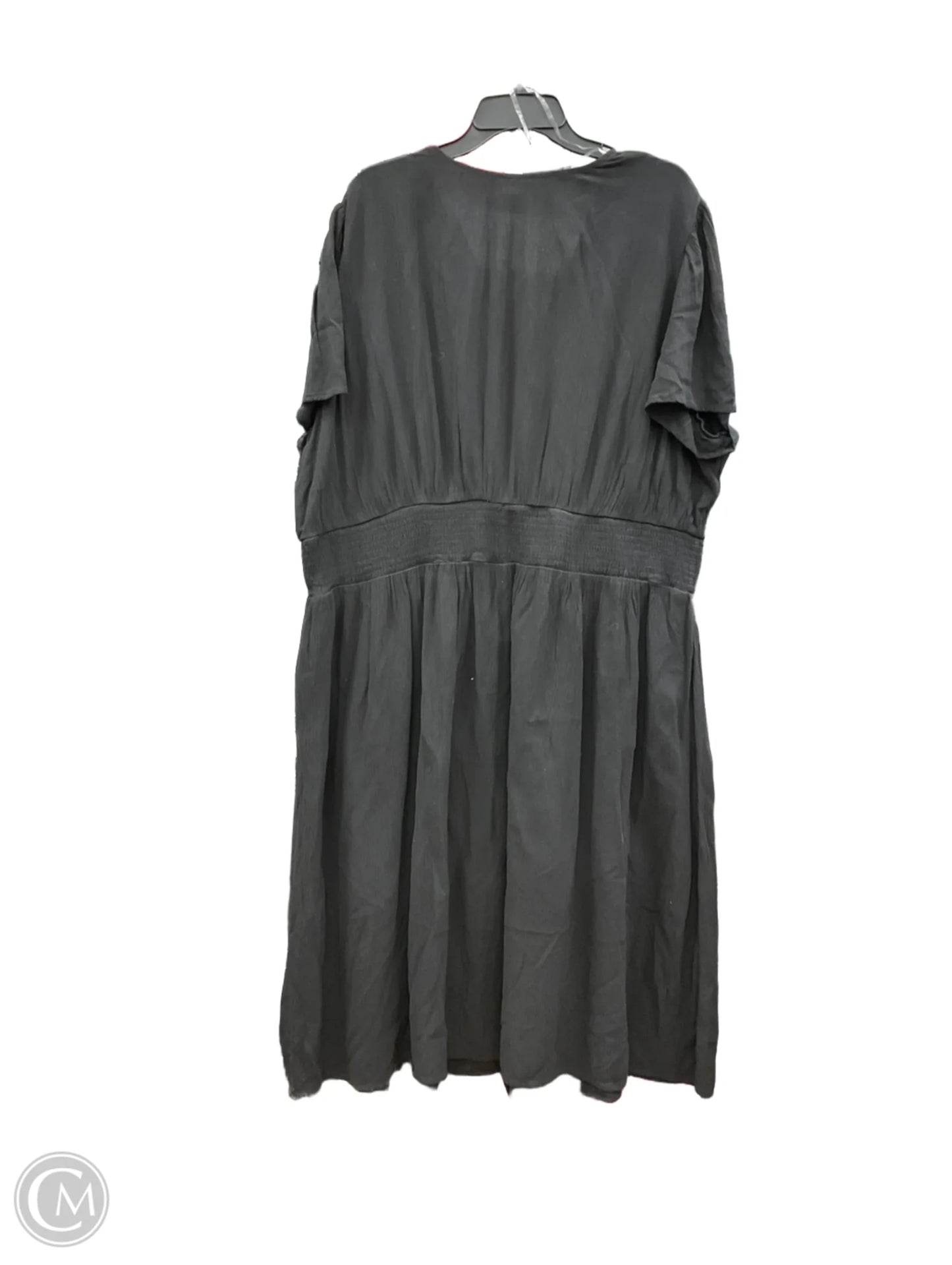 Dress Casual Midi By Terra & Sky In Black, Size: 4x