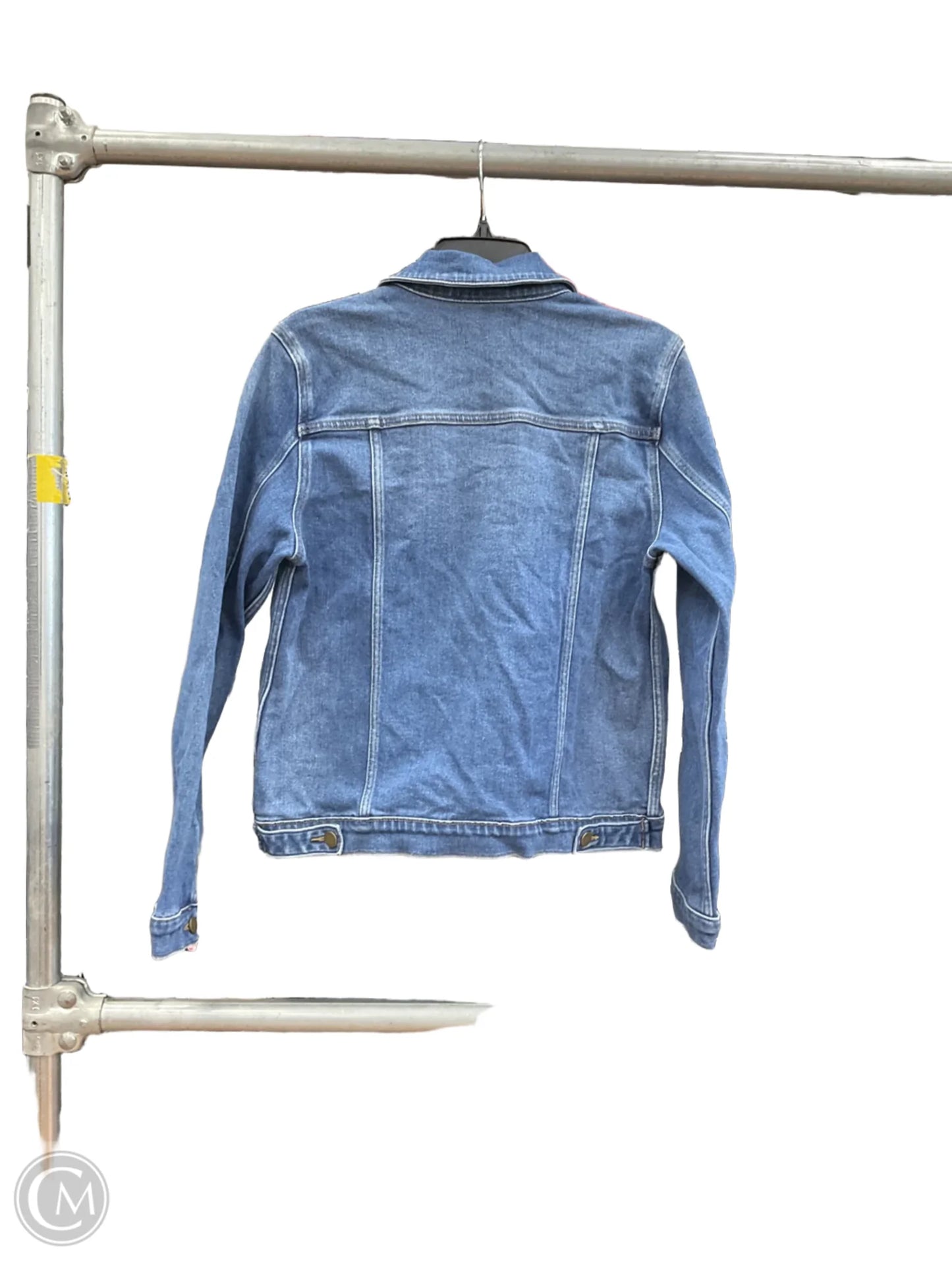 Jacket Denim By Clothes Mentor In Blue Denim, Size: L