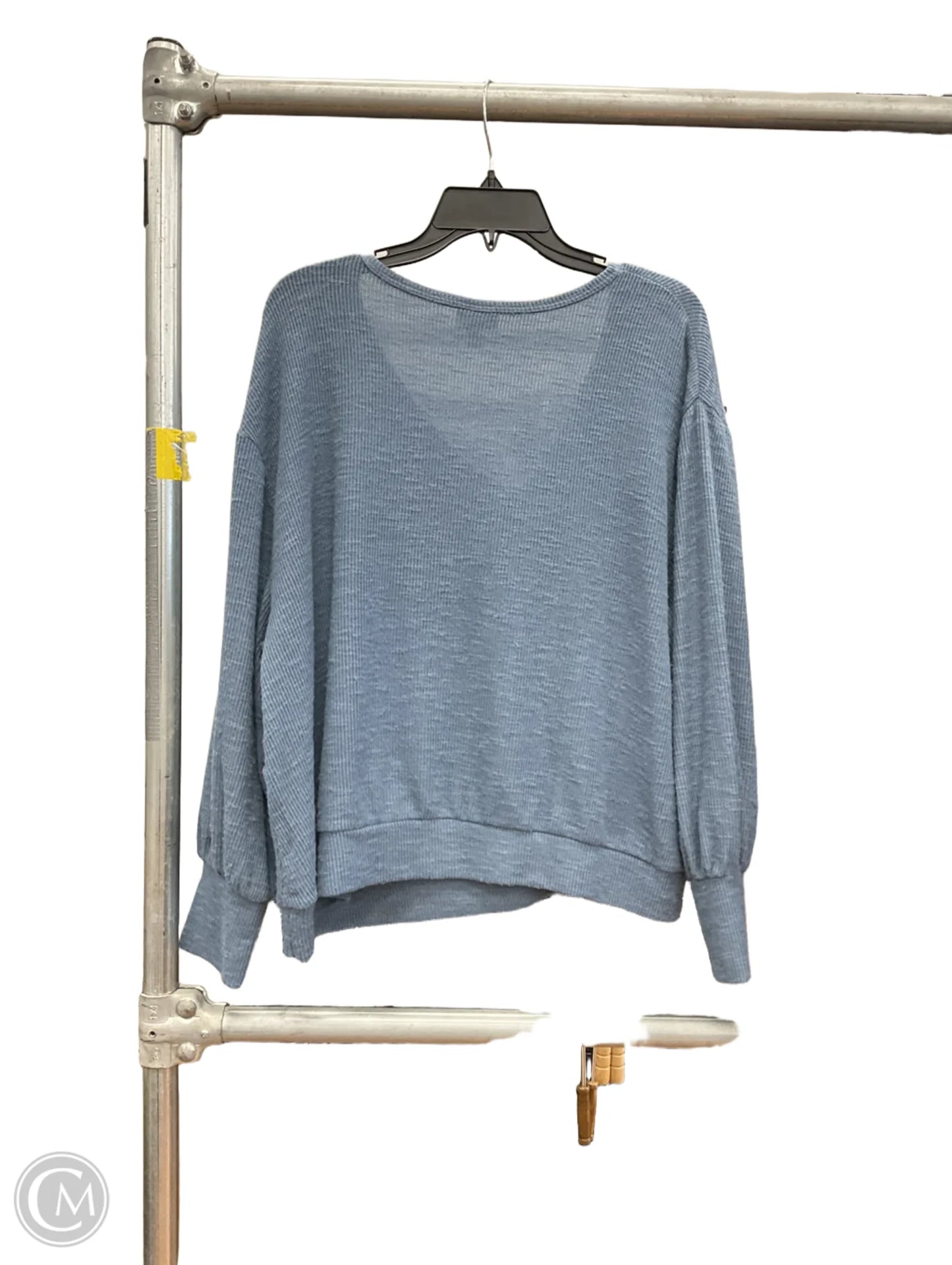 Top Long Sleeve By Ana In Blue, Size: 1x