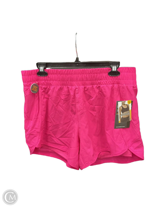 Athletic Shorts By Athletic Works In Pink, Size: L