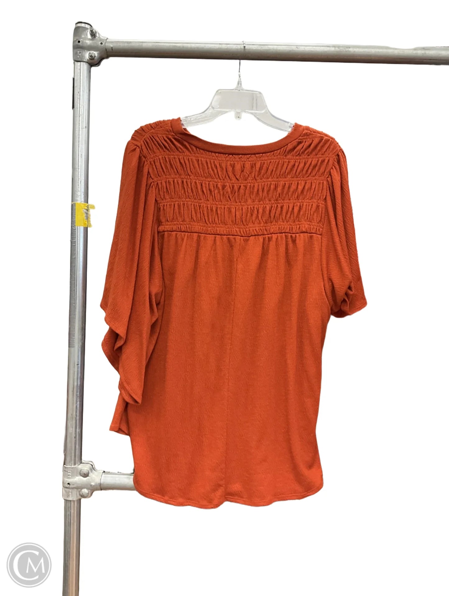 Top Short Sleeve By Torrid In Orange, Size: 2x