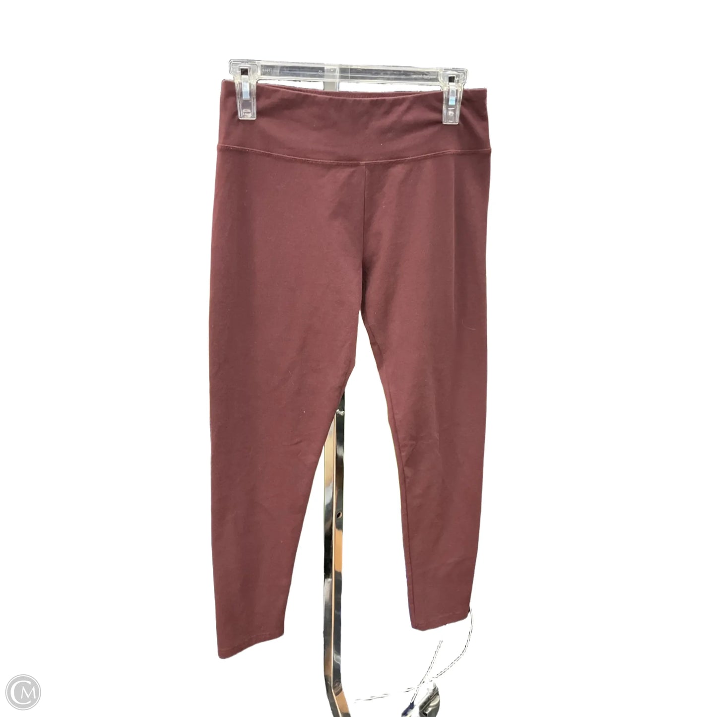 Pants Leggings By Aerie In Maroon, Size: L