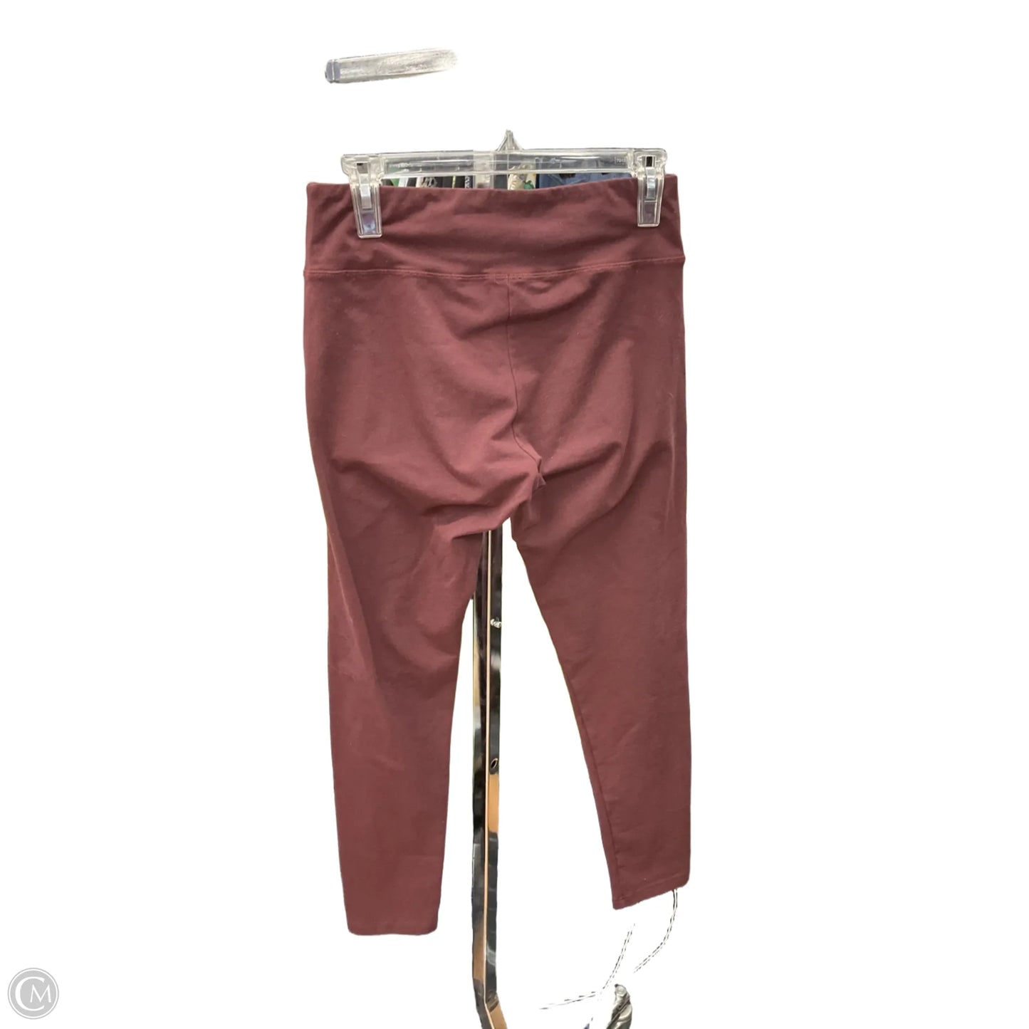 Pants Leggings By Aerie In Maroon, Size: L