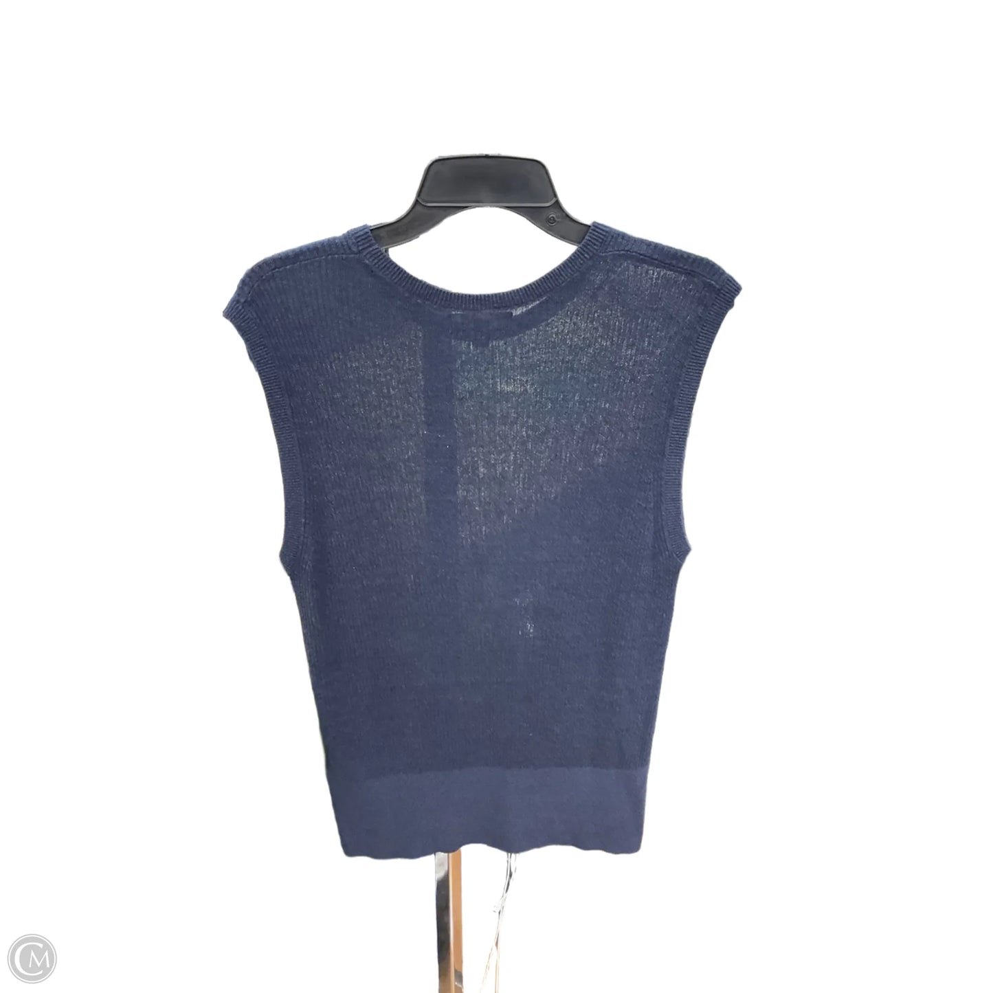 Top Sleeveless By Banana Republic In Blue, Size: M