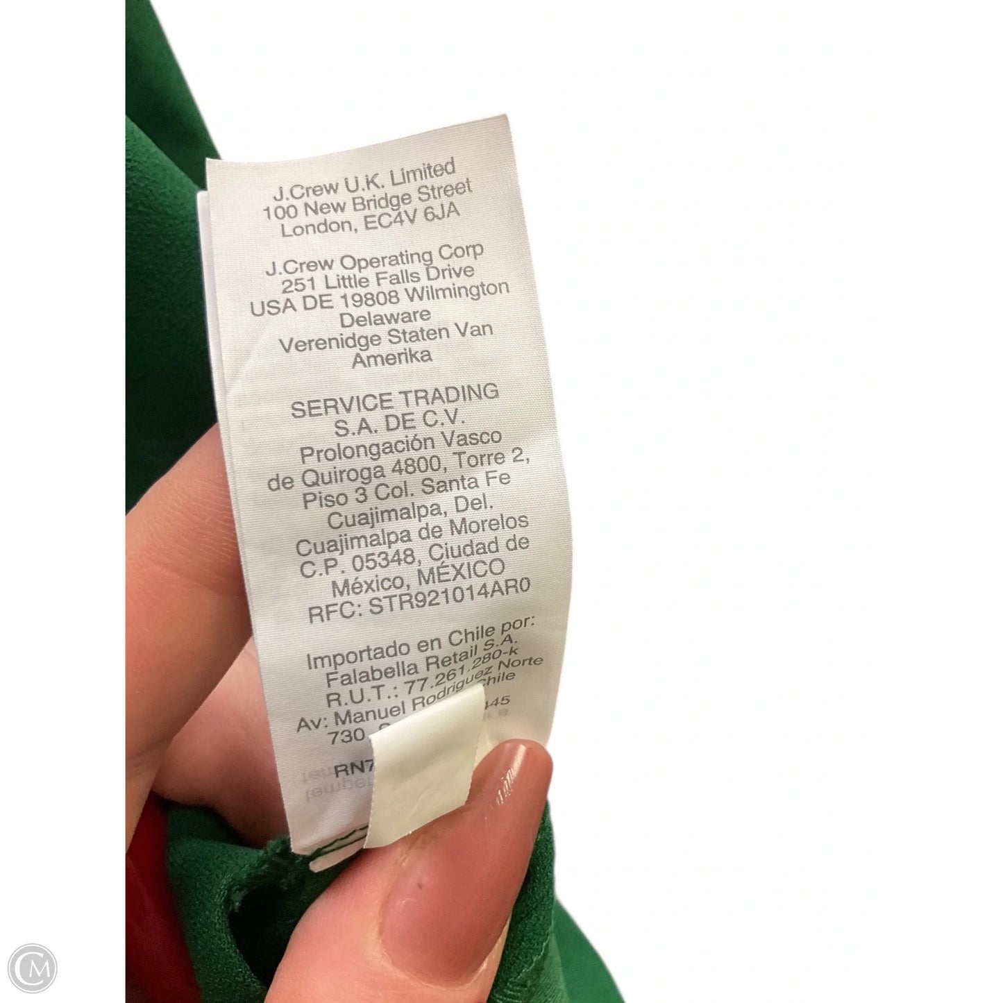 Top Long Sleeve By J. Crew In Green, Size: 3x