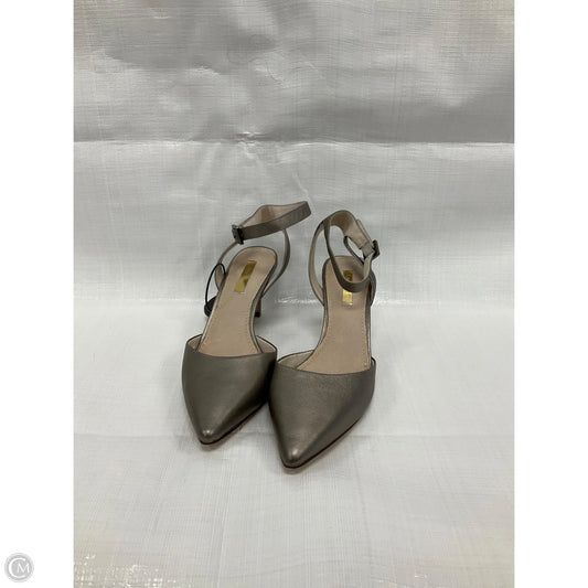 Shoes Heels Kitten By Louise Et Cie In Gold, Size: 6
