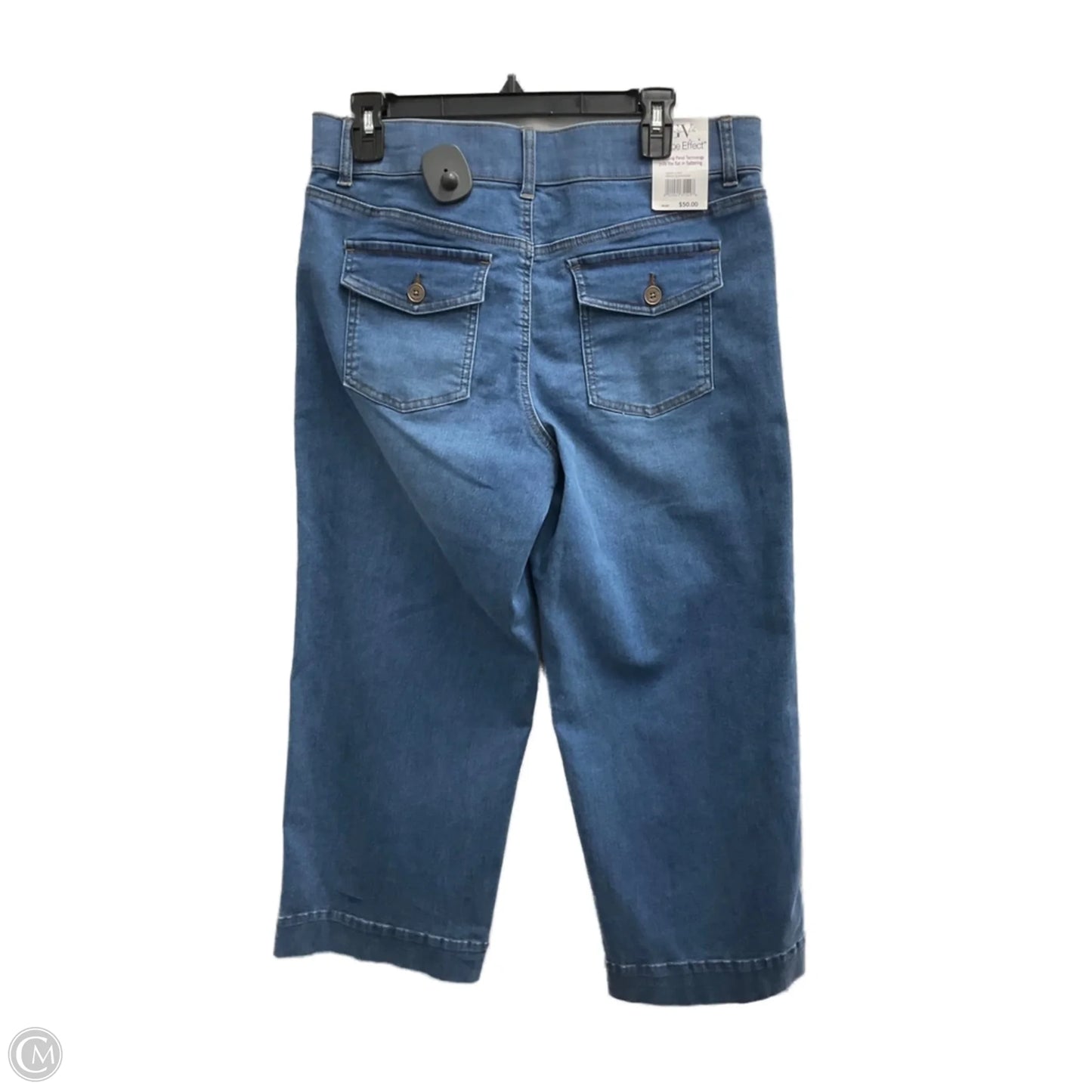 Pants Cropped By Gloria Vanderbilt In Blue Denim, Size: 10